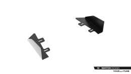 Hintere Seiten Flaps für Lexus IS 500 Mk3 Facelift 2 (XE30) schwarz Hochglanz