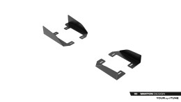 Seitenschweller Flaps für Lexus IS 500 Mk3 Facelift 2 (XE30) schwarz Hochglanz