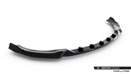 Cup Spoilerlippe Front Ansatz für Mercedes-AMG E53 Limousine / Kombi W214 schwarz Hochglanz