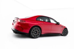 Seitenschweller Ansatz Cup Leisten für Mercedes-AMG E53 Limousine / Kombi W214 schwarz Hochglanz