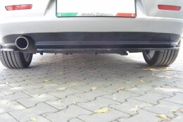 Mittlerer Cup Diffusor Heck Ansatz passend für ALFA ROMEO 159 im DTM LOOK schwarz Hochglanz