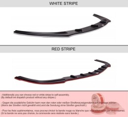 Mittlerer Cup Diffusor Heck Ansatz DTM Look passend für ALFA ROMEO 159 schwarz Hochglanz
