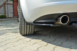 Mittlerer Cup Diffusor Heck Ansatz DTM Look passend für ALFA ROMEO 159 schwarz Hochglanz