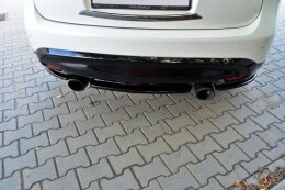 Mittlerer Cup Diffusor Heck Ansatz passend für INFINITI QX70 schwarz Hochglanz