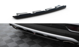Mittlerer Cup Diffusor Heck Ansatz passend für KIA SPORTAGE mk4 GT-Line schwarz Hochglanz