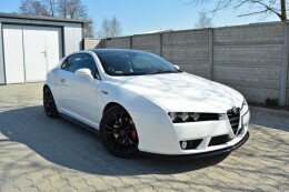 Seitenschweller Ansatz Cup Leisten passend für Alfa Romeo Brera schwarz Hochglanz