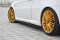 Seitenschweller Ansatz Cup Leisten für Alfa Romeo GT schwarz Hochglanz