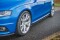 Seitenschweller Ansatz Cup Leisten für Audi S4 / A4 / A4 S-Line B8 / B8 FL schwarz Hochglanz