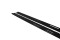 Seitenschweller Ansatz Cup Leisten für Audi A8 D4 schwarz Hochglanz