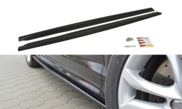 Seitenschweller Ansatz Cup Leisten passend für Audi S3 8P / S3 8P FL / RS3 8P schwarz Hochglanz
