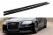Seitenschweller Ansatz Cup Leisten passend für Audi RS6 C6 schwarz Hochglanz