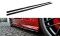 Seitenschweller Ansatz Cup Leisten passend für Audi S3 / A3 S-Line 8V / 8V FL Sportback schwarz Hochglanz