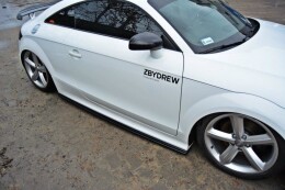Seitenschweller Ansatz Cup Leisten passend für Audi TT RS 8J Carbon Look