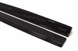 Street+ Seitenschweller Leisten passend für Audi TT RS 8J schwarz Hochglanz