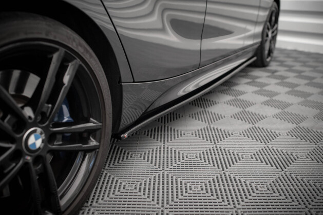 Maxton Design Racing-Seitenschweller für BMW 1er F20F21 Facelift schwarz  unbearbeitet - online kaufen bei CFD