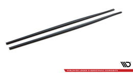 Seitenschweller Ansatz Cup Leisten V.1 passend für BMW 1er F20 M135i / M140i / M-Paket schwarz Hochglanz