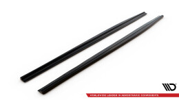 Seitenschweller Ansatz Cup Leisten passend für BMW 1er F21 M135i / M140i / M-Paket schwarz Hochglanz