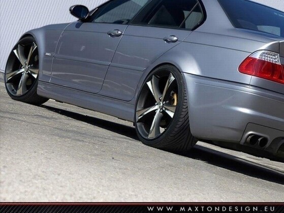 Seitenschweller BMW 3er E46 - 4 TÜRER LIMOUSINE < M3 LOOK >