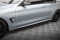 Seitenschweller Ansatz Cup Leisten passend für BMW 4er Coupe / Gran Coupe / Cabrio M-Paket F32 / F36 / F33 schwarz Hochglanz
