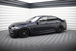 Seitenschweller Ansatz Cup Leisten passend für BMW 5er F10/ F11 M-POWER/ M Paket schwarz Hochglanz