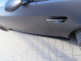 Seitenschweller Ansatz Cup Leisten für BMW M3 E92 / E93 Carbon Look
