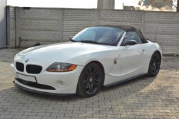 Seitenschweller Ansatz Cup Leisten passend für BMW Z4 E85 / E86 vor Facelift schwarz Hochglanz