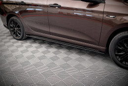 Seitenschweller Ansatz Cup Leisten passend für Fiat Tipo S-Design schwarz Hochglanz