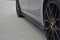 Seitenschweller Ansatz Cup Leisten für Fiat Tipo S-Design schwarz Hochglanz