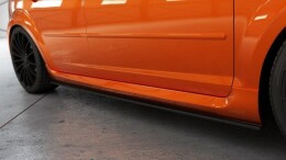 Seitenschweller Ansatz Cup Leisten passend für Ford Focus ST Mk2 FL Carbon Look