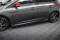 Seitenschweller Ansatz Cup Leisten passend für Ford Focus ST / ST-Line Mk3 / Mk3 FL Hatchback / Kombi schwarz Hochglanz
