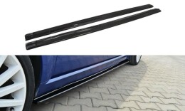 Seitenschweller Ansatz Cup Leisten passend für Ford Mondeo Mk3 ST220 schwarz Hochglanz