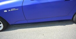 Seitenschweller Ansatz Cup Leisten passend für HONDA S2000 schwarz Hochglanz