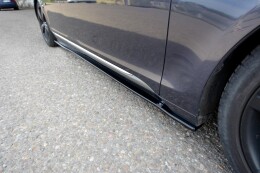 Seitenschweller Ansatz Cup Leisten passend für LEXUS GS MK.3 schwarz Hochglanz
