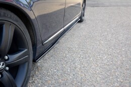 Seitenschweller Ansatz Cup Leisten passend für LEXUS GS MK.3 schwarz Hochglanz