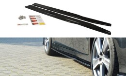 Seitenschweller Ansatz Cup Leisten passend für Lexus GS Mk4 Facelift Carbon Look
