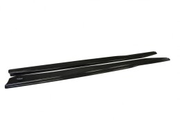Seitenschweller Ansatz Cup Leisten passend für Lexus GS Mk4 Facelift schwarz Hochglanz