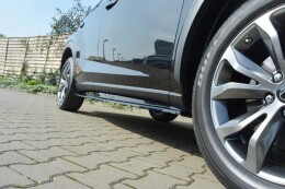 Seitenschweller Ansatz Cup Leisten für Lexus NX vor FL/Facelift schwarz Hochglanz