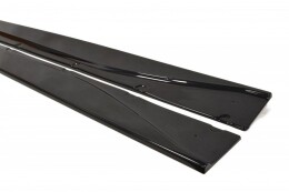Seitenschweller Ansatz Cup Leisten passend für MASERATI GRANTURISMO 2007-2011 Carbon Look