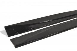 Seitenschweller Ansatz Cup Leisten passend für MASERATI GRANTURISMO 2007-2011 Carbon Look