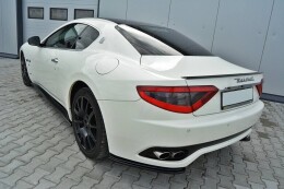 Seitenschweller Ansatz Cup Leisten passend für Maserati Granturismo Mk1 schwarz Hochglanz
