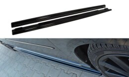 Seitenschweller Ansatz Cup Leisten passend für MAZDA 3 MPS MK1 (vor Facelift) schwarz Hochglanz