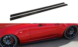 Seitenschweller Ansatz Cup Leisten passend für Mazda MX-5 ND (Mk4) schwarz Hochglanz