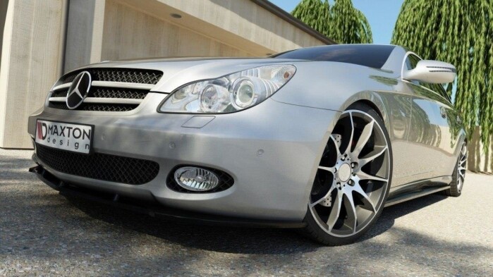 Seitenschweller Ansatz Cup Leisten passend für MERCEDES CLS C219 schwarz Hochglanz