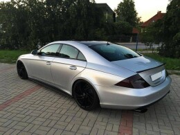 Seitenschweller Ansatz Cup Leisten passend für MERCEDES CLS C219 schwarz Hochglanz