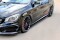 Seitenschweller Ansatz Cup Leisten passend für MERCEDES CLA 45 AMG C117/A45 AMG W176 (vor Facelift) schwarz Hochglanz