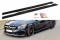 Seitenschweller Ansatz Cup Leisten passend für MERCEDES CLA 45 AMG C117/A45 AMG W176 (vor Facelift) schwarz Hochglanz