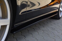 Seitenschweller Ansatz Cup Leisten passend für MERCEDES CLS C218 AMG LINE schwarz Hochglanz