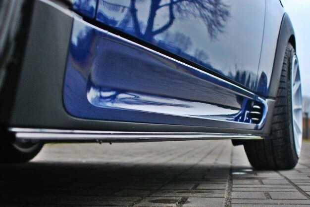 Street+ Seitenschweller Leisten V.1 passend für Mini Cooper R56 JCW schwarz Hochglanz