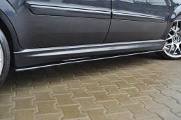 Seitenschweller Ansatz Cup Leisten passend für OPEL ZAFIRA B OPC Carbon Look