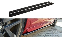 Seitenschweller Ansatz Cup Leisten passend für PEUGEOT 308 II GTI schwarz Hochglanz
